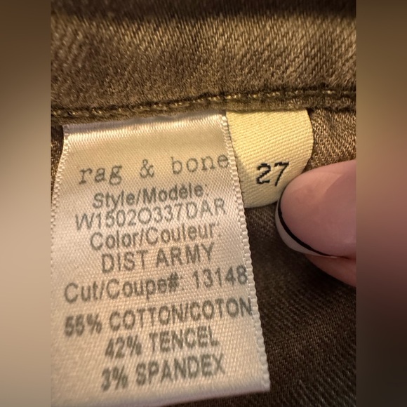 Made in the USA 🇺🇸 Rag & Bone skinny Jeans - Picture 9 of 10